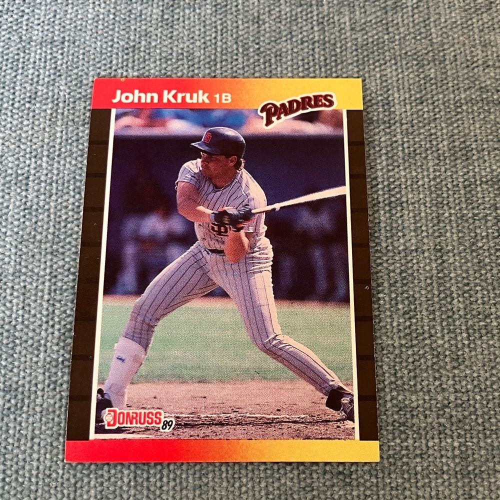 1989 Donruss San Diego Padres Baseball Card Trading Card